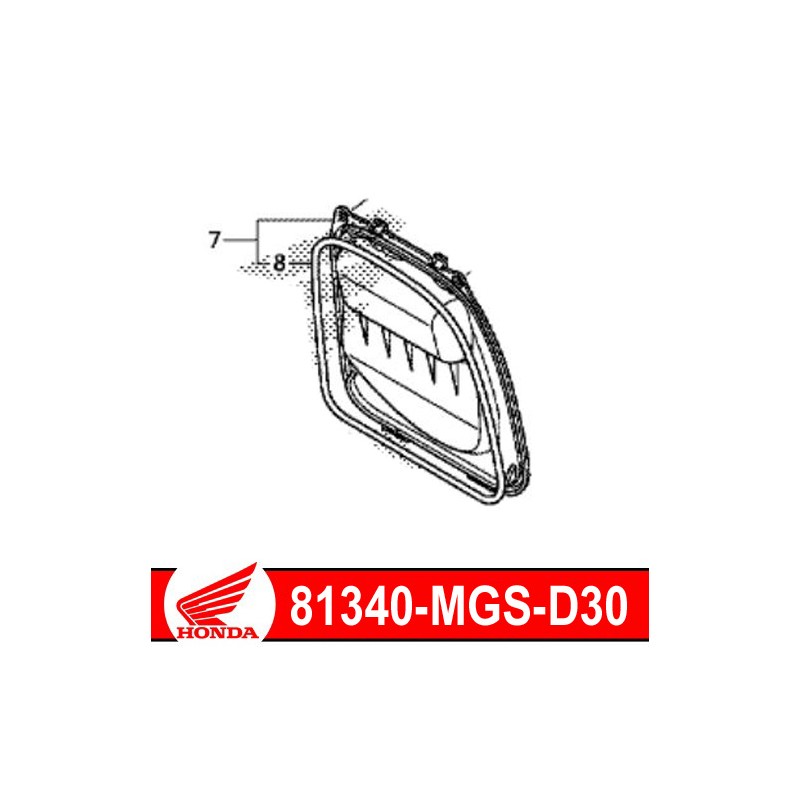 81340-MGS-D30 : Batterie Wartungsdeckel NC700 NC750