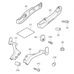 08L71-MKW-D00 : Honda 2021 Luggage Rack NC700 NC750