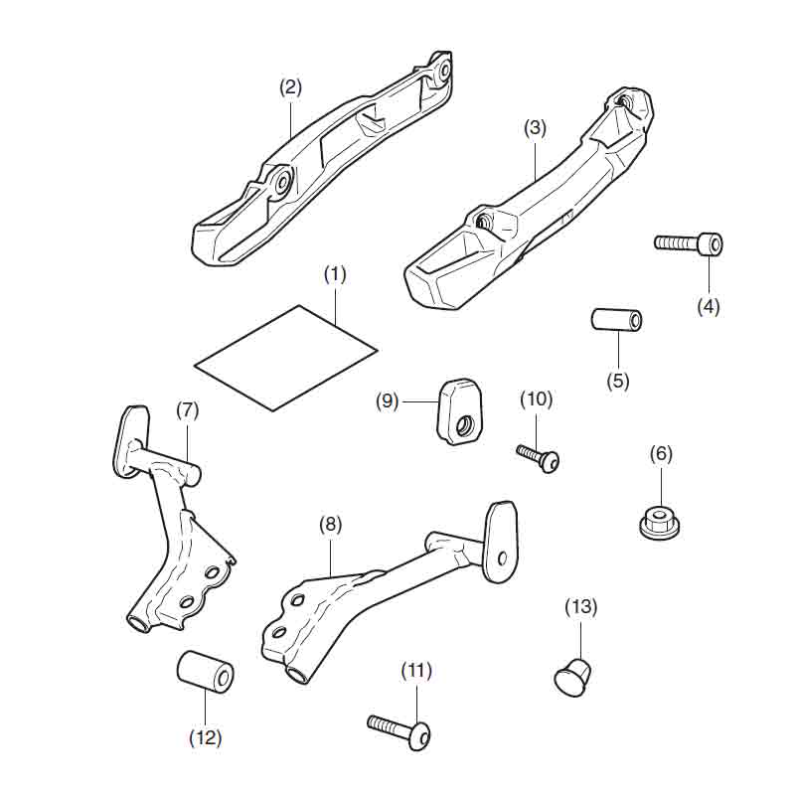 08L71-MKW-D00 : Honda 2021 Luggage Rack NC700 NC750