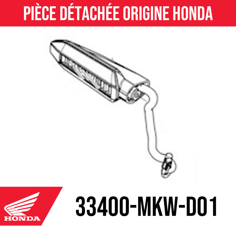 33400-MKW-D01 : Clignotant origine Honda NC750X 2021 NC700 NC750