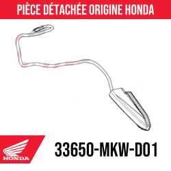 33400-MKW-D01 : Clignotant origine Honda 2025 NC700 NC750