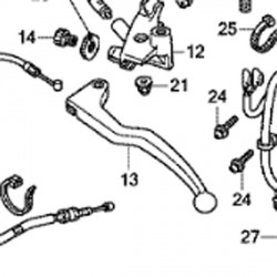 53178-KV0-000 : Leva frizione Honda NC700 NC750