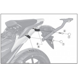 1111FZ : Givi Top-Case Halterung NC700 NC750