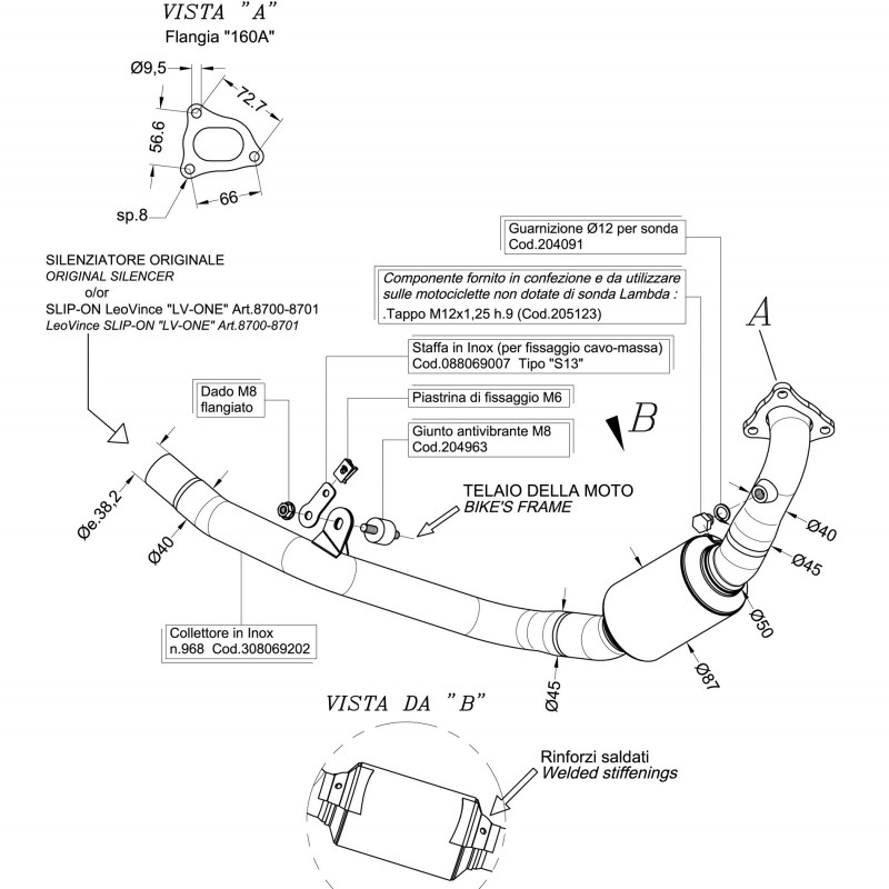 PP - 8069 : Leovince Exhaust Removal NC700 NC750