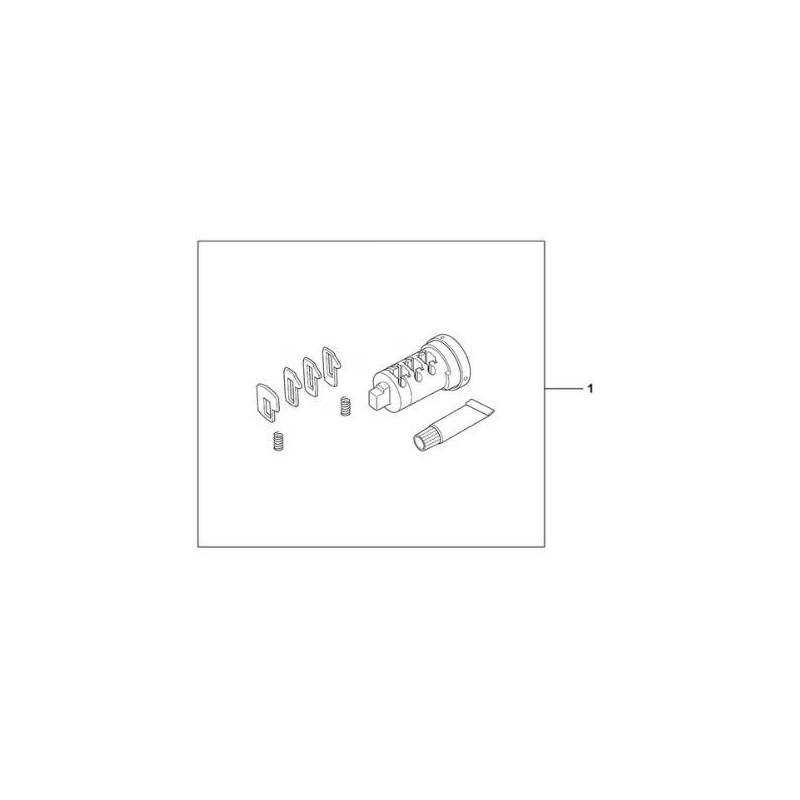 08885-HAC-P00 : Original Honda side suitcase lock NC700 NC750