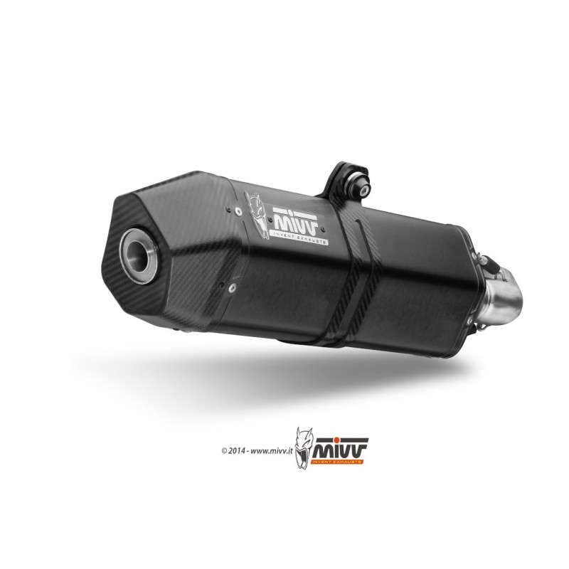 H.046.LRB : Mivv Speed Edge Black Exhaust NC700 NC750