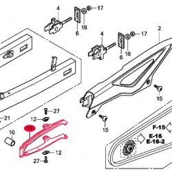 52170-MGS-D30 : Honda chain guide block NC700 NC750