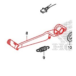 46500-MGS-D30 : Original Honda brake pedal NC700 NC750